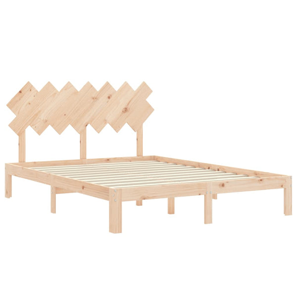 Bettrahmen mit Kopfteil Brady King Size (Holz)