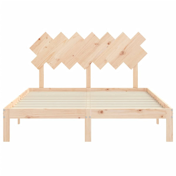 Bettrahmen mit Kopfteil Brady King Size (Holz)