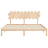 Bettgestell mit Kopfteil Brady Super King Size (Holz)