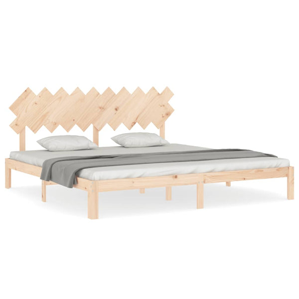 Bettgestell mit Kopfteil Brady 200x200cm (Holz)