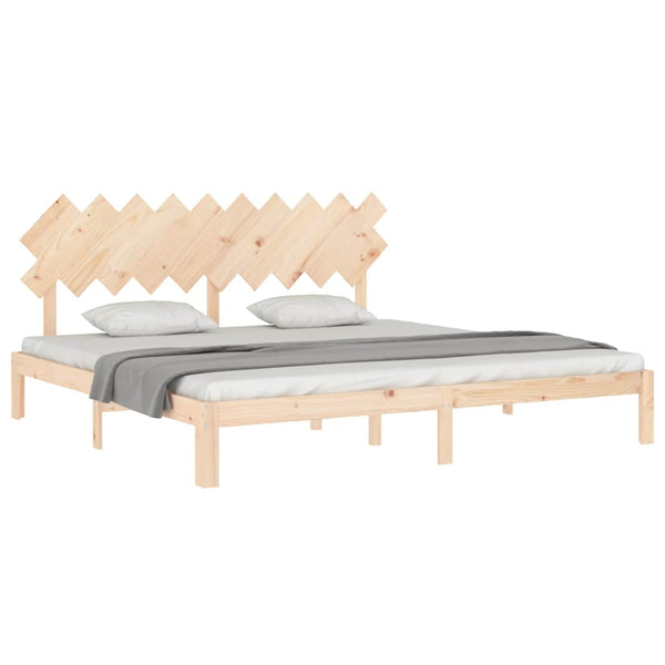 Bettgestell mit Kopfteil Brady 200x200cm (Holz)
