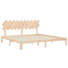 Bettgestell mit Kopfteil Brady 200x200cm (Holz)