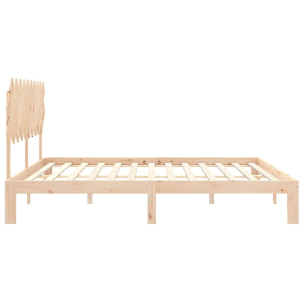 Bettgestell mit Kopfteil Brady 200x200cm (Holz)