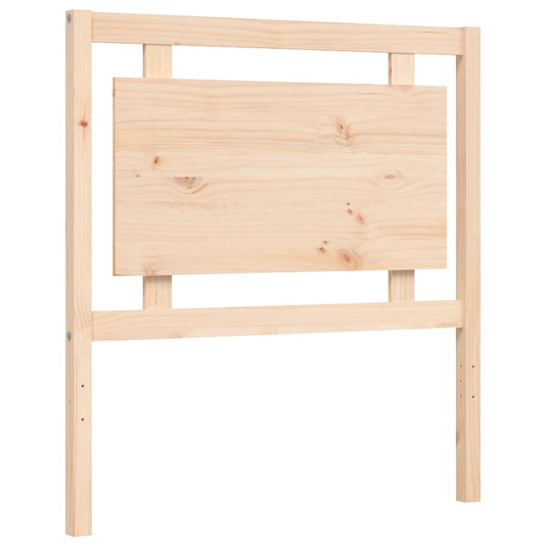 Bettgestell mit Kopfteil Mititelu 100x200cm (Holz)
