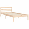 Bettgestell mit Kopfteil Mititelu 100x200cm (Holz)