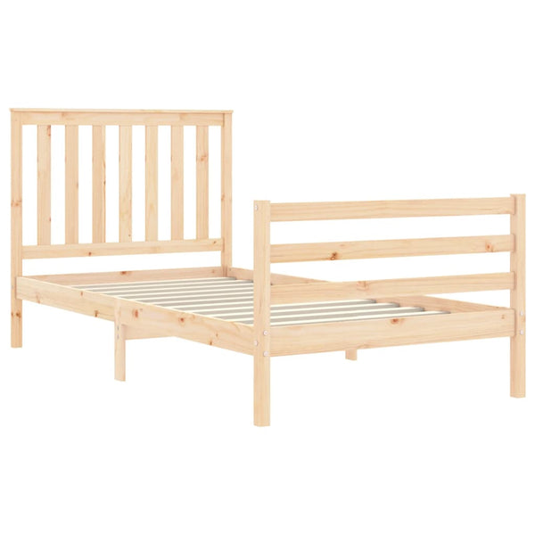 Bettgestell mit Kopfteil Bejenariu 100x200cm (Holz)