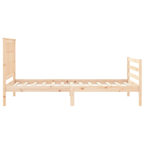 Bettgestell mit Kopfteil Bejenariu 100x200cm (Holz)