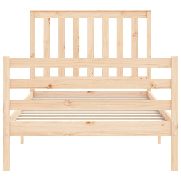 Bettgestell mit Kopfteil Bejenariu 100x200cm (Holz)