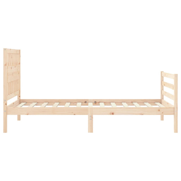 Bettrahmen mit Kopfteil Geodezie 100x200cm (Holz)