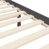 Graues Bettgestell mit Kopfteil Geodezie 200x200cm (Holz)