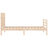 Bettgestell mit Kopfteil Gebriel 100x200cm (Holz)