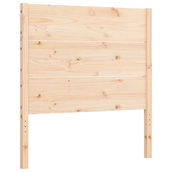 Bettgestell mit Kopfteil Gebriel 100x200cm (Holz)