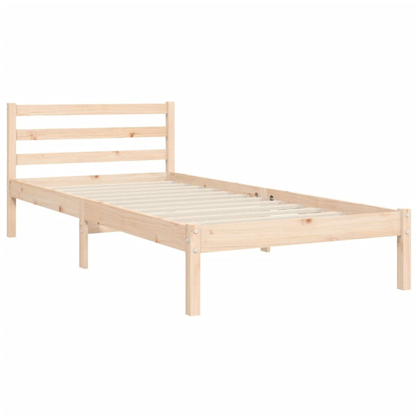 Bettgestell mit Kopfteil Gebriel 100x200cm (Holz)