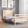 Bettgestell mit Kopfteil Gebriel 100x200cm (Holz)