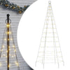 Warmweißes Weihnachtsbaumlicht für Flaggenmast Ghiulgen 180cm (200 LED-Lichter)