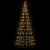 Warmweißes Weihnachtsbaumlicht für Flaggenmast Ghiulgen 180cm (200 LED-Lichter)