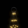 Warmweißes Weihnachtsbaumlicht für Flaggenmast Ghiulgen 180cm (200 LED-Lichter)