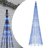 Blaue Weihnachtsbaumbeleuchtung für Fahnenmast Ghiulgen 500cm (1534 LED-Lichter)