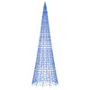 Blaue Weihnachtsbaumbeleuchtung für Fahnenmast Ghiulgen 500cm (1534 LED-Lichter)