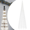 Kaltweiße Weihnachtsbaumbeleuchtung für Fahnenmasten Ghiulgen 800cm (3000 LED-Lichter)