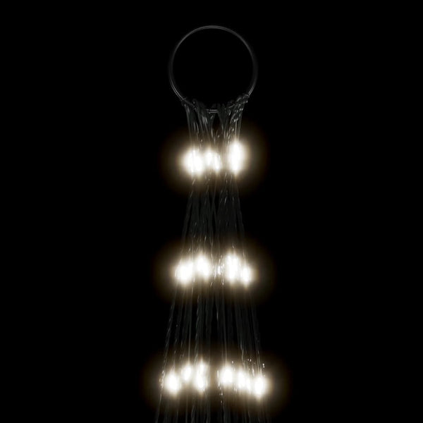 Kaltweiße Weihnachtsbaumbeleuchtung für Fahnenmasten Ghiulgen 800cm (3000 LED-Lichter)