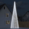 Kaltweiße Weihnachtsbaumbeleuchtung für Fahnenmasten Ghiulgen 800cm (3000 LED-Lichter)