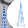 Blaue Weihnachtsbaumbeleuchtung für Fahnenmast Ghiulgen 800cm (3000 LED-Leuchten)