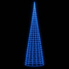 Blaue Weihnachtsbaumbeleuchtung für Fahnenmast Ghiulgen 800cm (3000 LED-Leuchten)