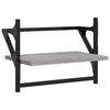 Graues Wandregal mit Stangen Sidon 40x25x30cm (2 Stk. Sonoma)