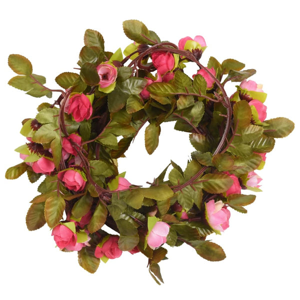 Rosen Kunstblumengirlande Ujeniuc 215 cm (6 Stück)
