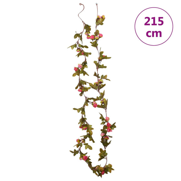 Rosen Kunstblumengirlande Ujeniuc 215 cm (6 Stück)
