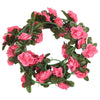 Rot-Pinke Kunstblumengirlande Zamfirescu 240cm (6 Stück)