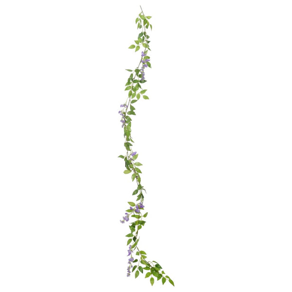Violette künstliche Blumengirlanden Benczo 200cm (6 Stück)