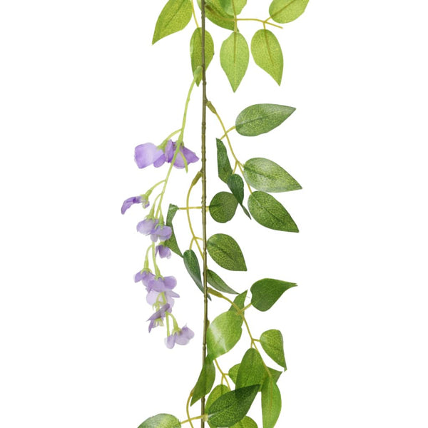 Violette künstliche Blumengirlanden Benczo 200cm (6 Stück)