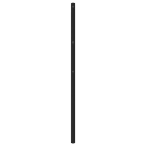 Schwarzes Metallbettkopfteil Landislau 100cm