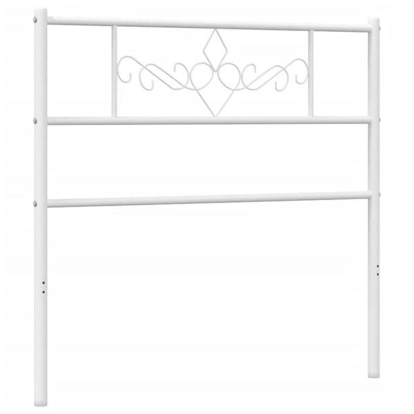 Weißes Metallbettgestell Landislau 75cm