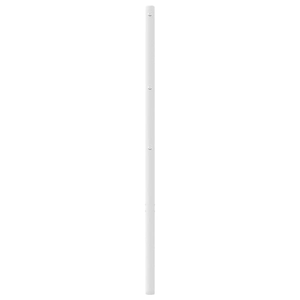 Valkoinen metallinen sängynpääty Landislau 100cm