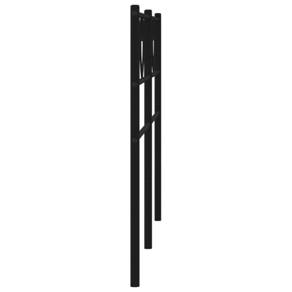 Schwarzes Metallbettkopfteil Aitanga 193cm