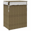 Wäschekorb mit Deckel Stasia 46x33x60cm (Polyrattan)