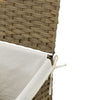 Wäschekorb mit Deckel Stasia 46x33x60cm (Polyrattan)