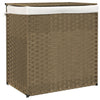 Wäschekorb Sarvin 53x35x57cm (2-teilig Polyrattan)