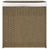 Wäschekorb Sarvin 53x35x57cm (2-teilig Polyrattan)