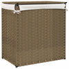 Wäschekorb Sarvin 53x35x57cm (2-teilig Polyrattan)