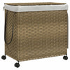 Wäschekorb auf Rollen Jewel 60x35x60,5cm (Rattan)