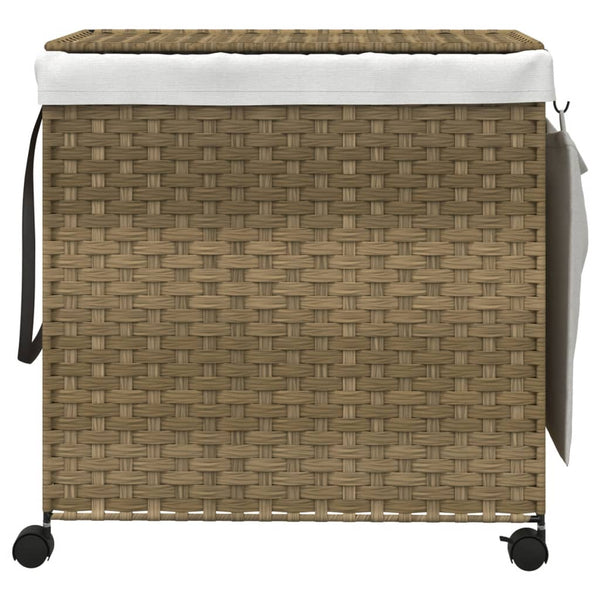 Wäschekorb auf Rollen Jewel 60x35x60,5cm (Rattan)
