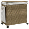 Wäschekorb auf Rollen Jewel 60x35x60,5cm (Rattan)