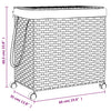 Wäschekorb auf Rollen Jewel 60x35x60,5cm (Rattan)