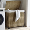 Wäschekorb auf Rollen Jewel 60x35x60,5cm (Rattan)