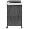 Wäschekorb auf Rollen Jewel Grau 60x35x60,5cm (Rattan)