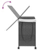 Wäschekorb auf Rollen Jewel Grau 60x35x60,5cm (Rattan)